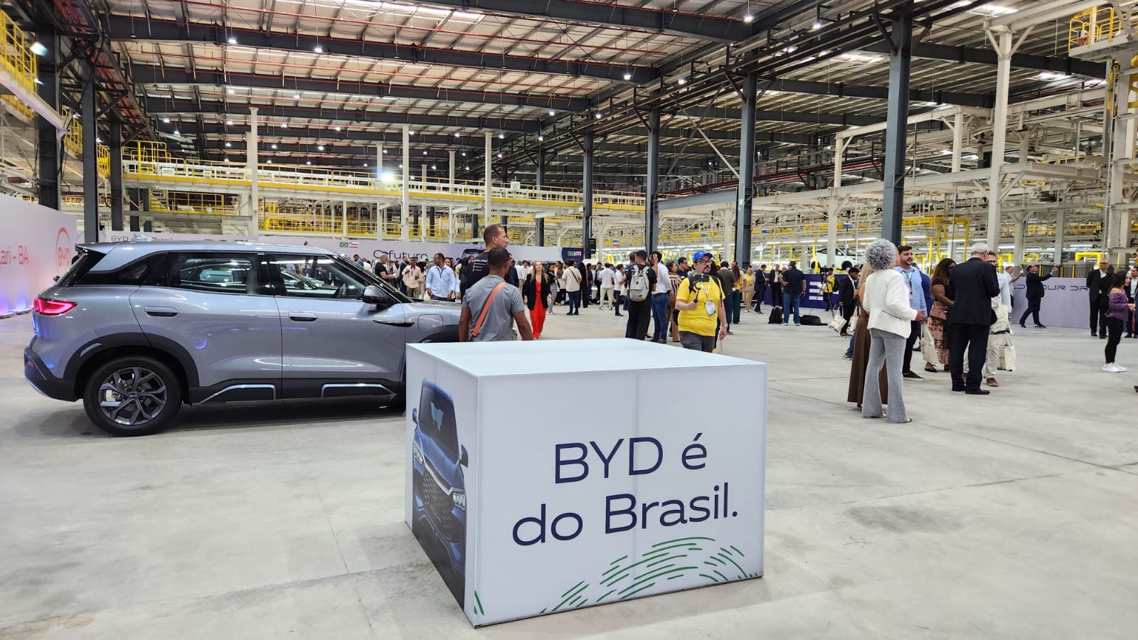 BYD apresenta primeiro veículo experimental da fábrica de Camaçari
