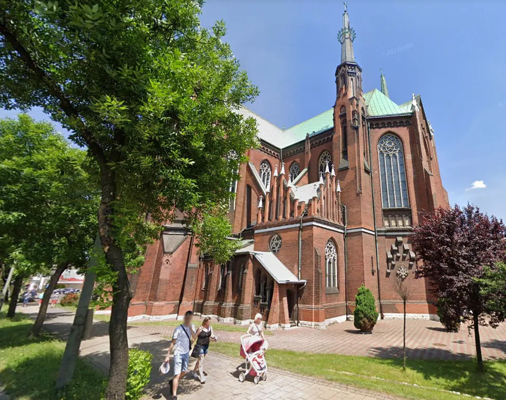 Imagem da Igreja de Virgem Maria dos Anjos em Dabrowa Górnicza, na Polônia