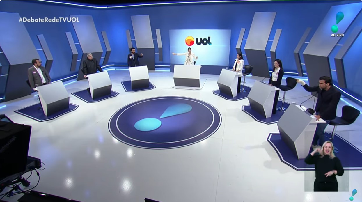 Debate na Rede Tv é marcada por agressões verbais entre Ricardo Nunes e Pablo Marçal