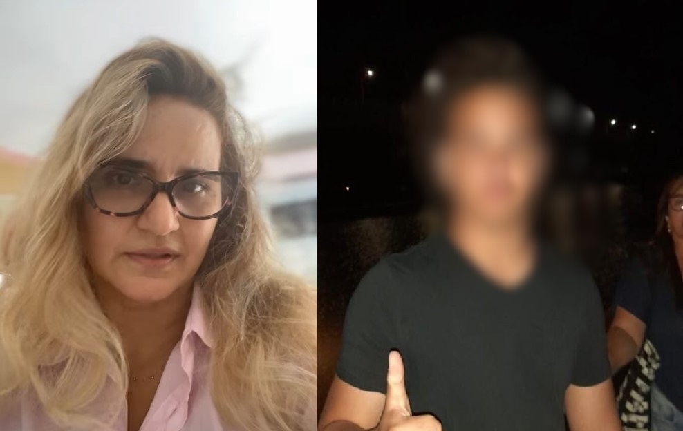 Cleytiana Campelo, mãe do estudante baleado no Colégio CPI em Teresina