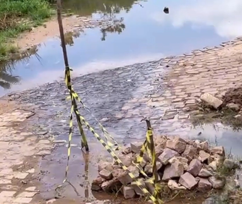 O lar temporário ficou sem água por mais de uma semana