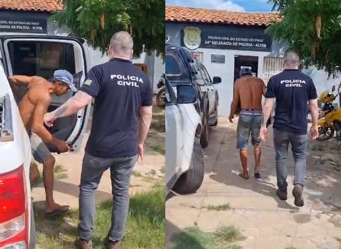 Suspeito foi preso no Loteamento Sapucaia, na zona rural de Altos