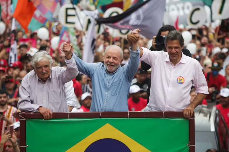 Pepe Mujica e o presidente Lula