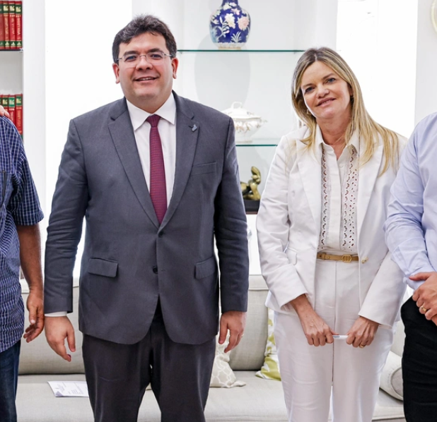 Governador Rafael Fonteles e deputada estadual Gracinha Mão Santa
