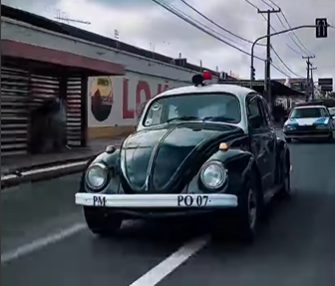 Fusca da Polícia Militar do Piauí - viatura era chamada de teteu