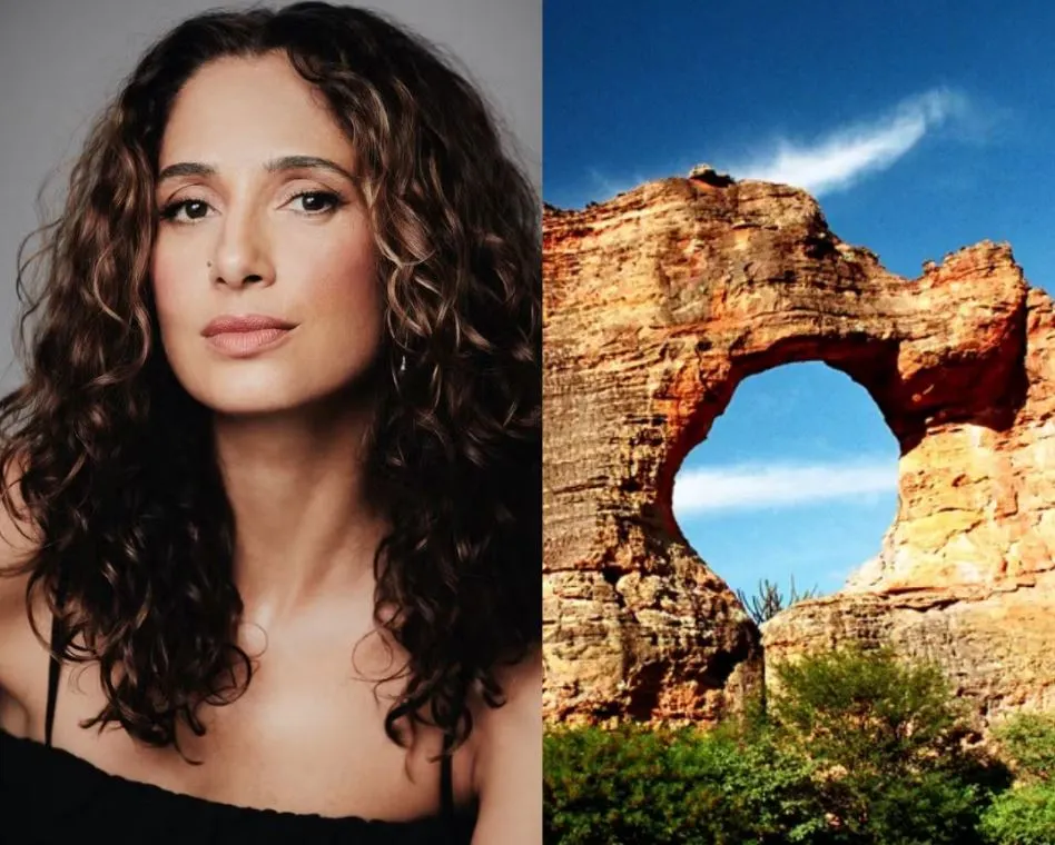 Camila Pitanga e Serra da Capivara