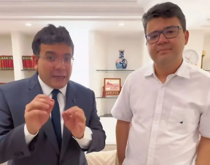 Governador Rafael Fonteles e secretário de Segurança Pública do Piauí, Chico Lucas