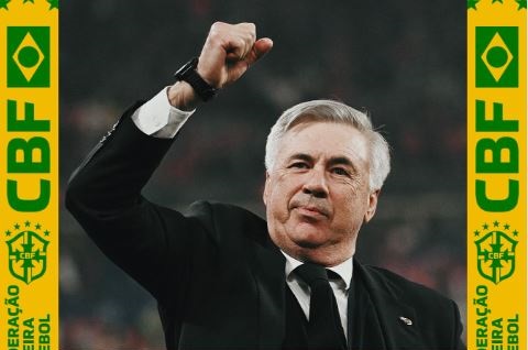 Carlo Ancelotti aceita convite da CBF e será o novo técnico da Seleção Brasileira