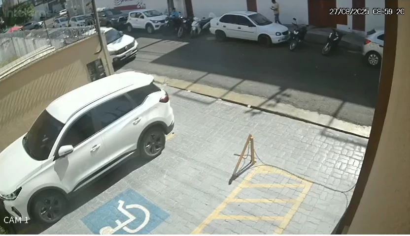 Momento do crime
