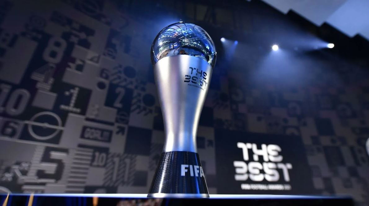 Trófeu do prêmio The Best, da Fifa