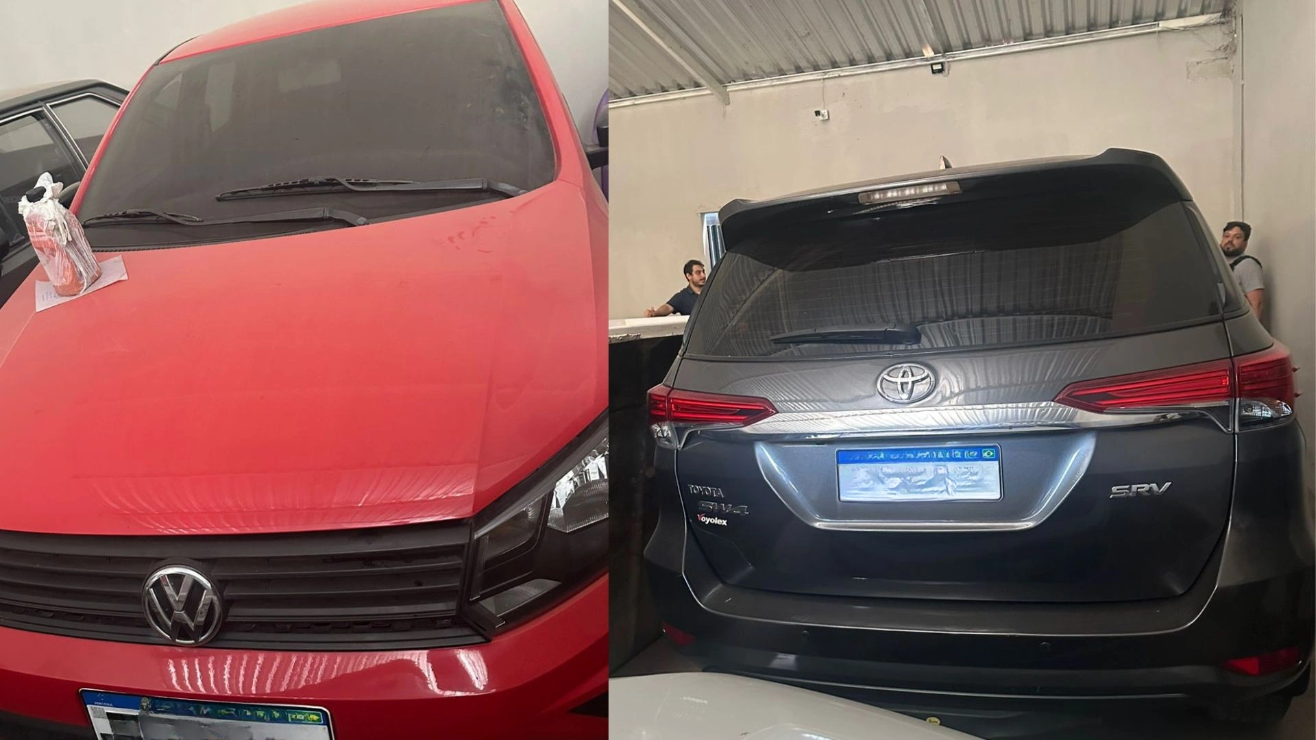 Dois veículos, dos oito apreendido durante Operação Capital Oculto
