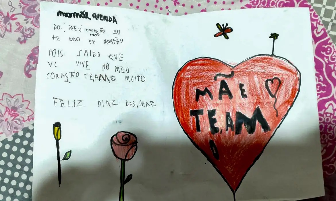 Cartinha para mãe