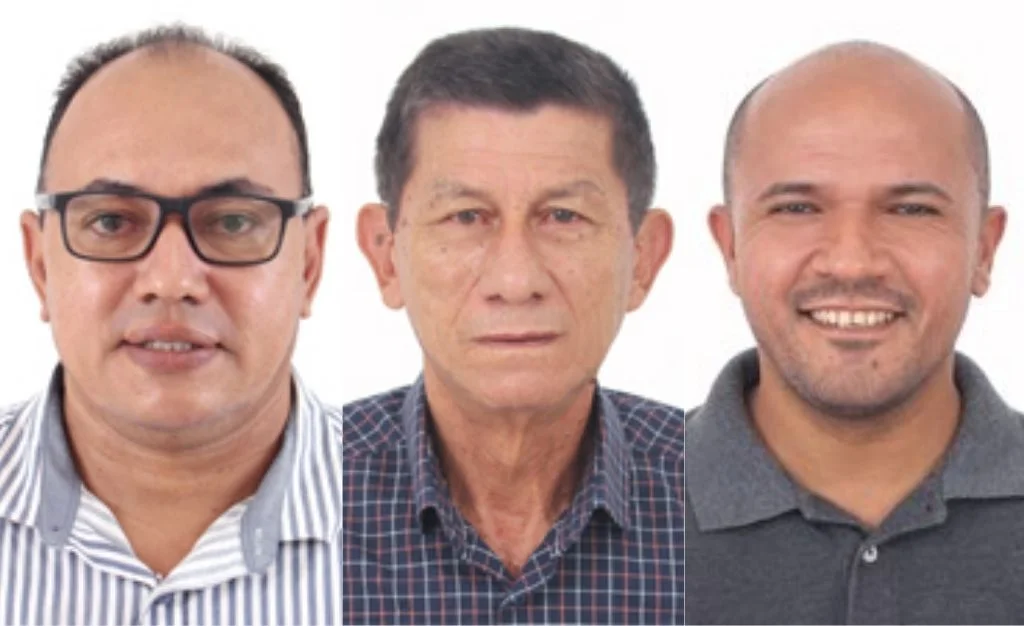 Francisco Denes Monteiro de Brito (Denis Pescados), Francisco José Silva Veras (Laguinho) e Wagner Zanata Souza Lopes (Zanata)