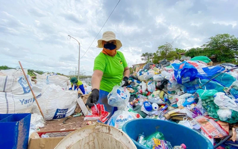 Catadores de lixo em Teresina