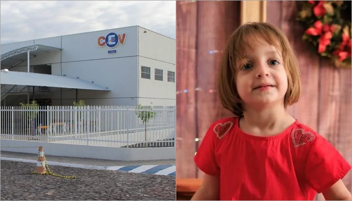 Alice Brasil após acidente no Colégio CEV