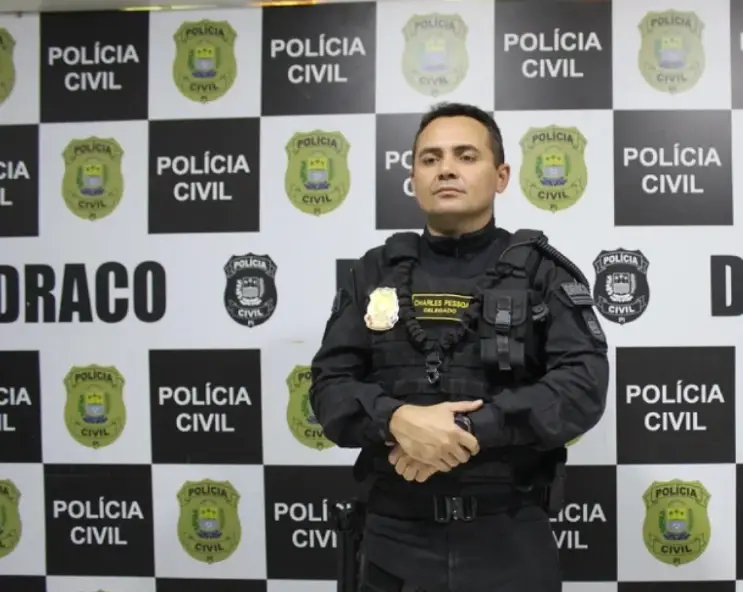 Delegado Charles Pessoa, coordenador do Draco