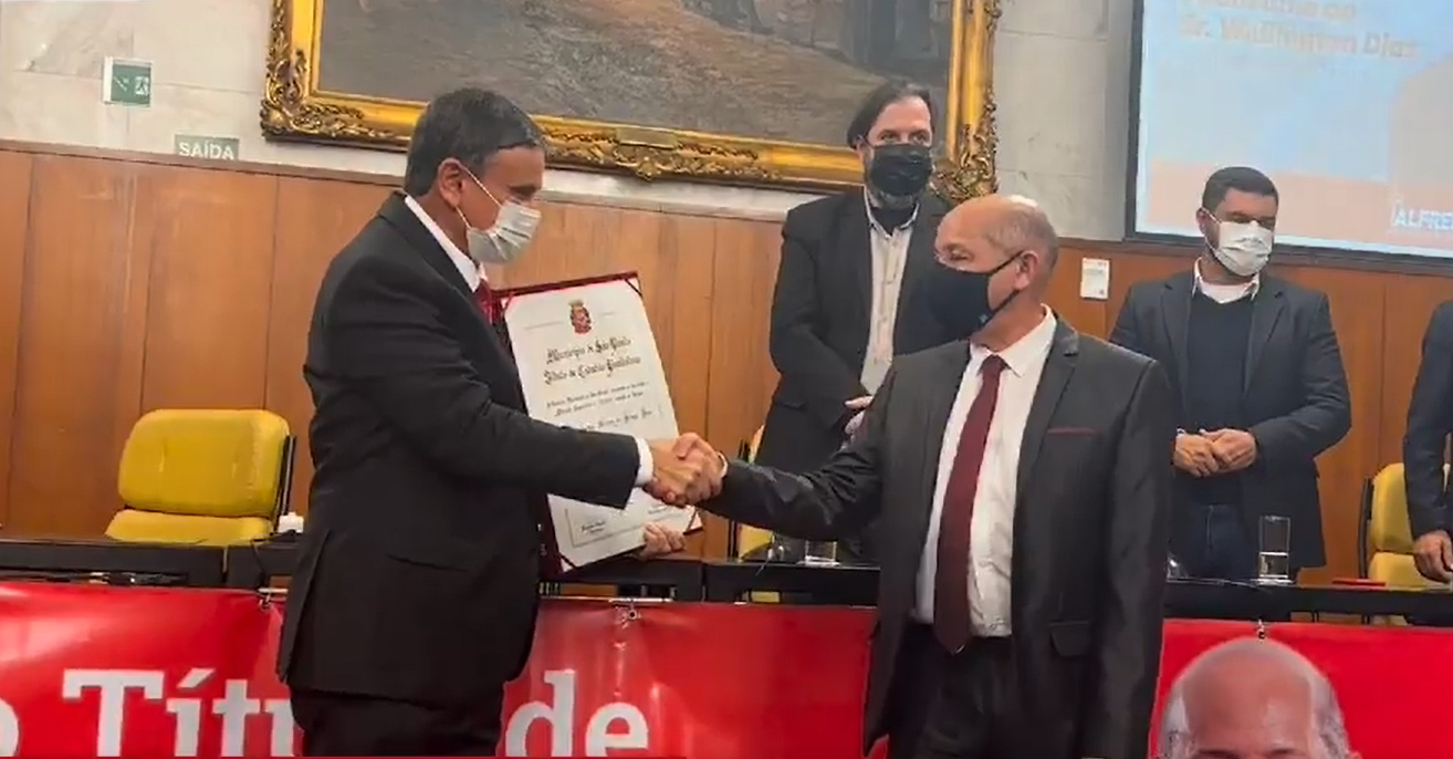 Wellington Dias recebe título de cidadão paulistano