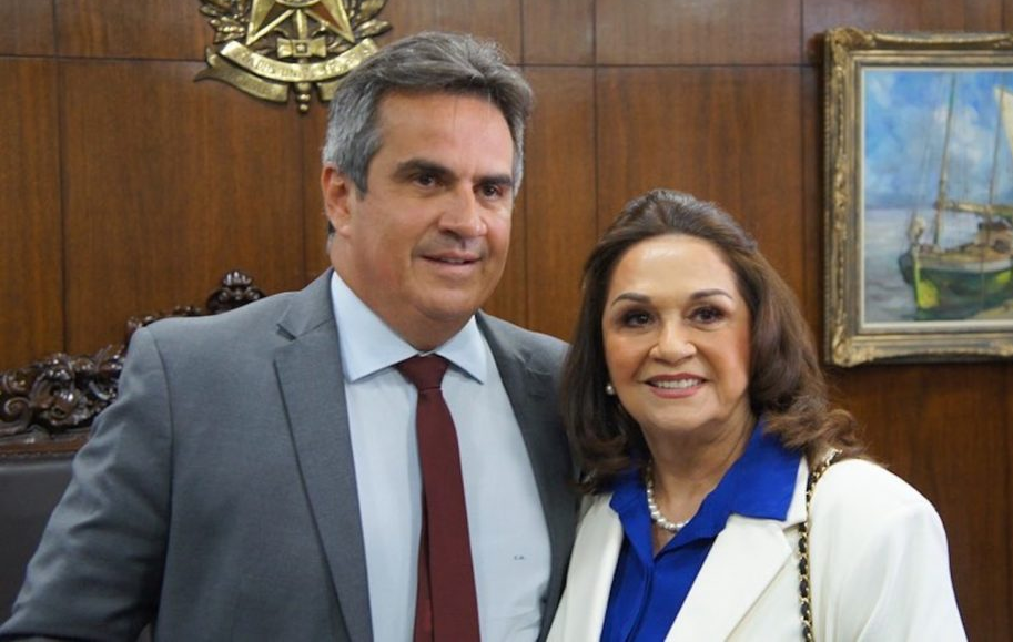 Ministro Ciro Nogueira e sua mãe, a senadora Eliane Nogueira (PP)