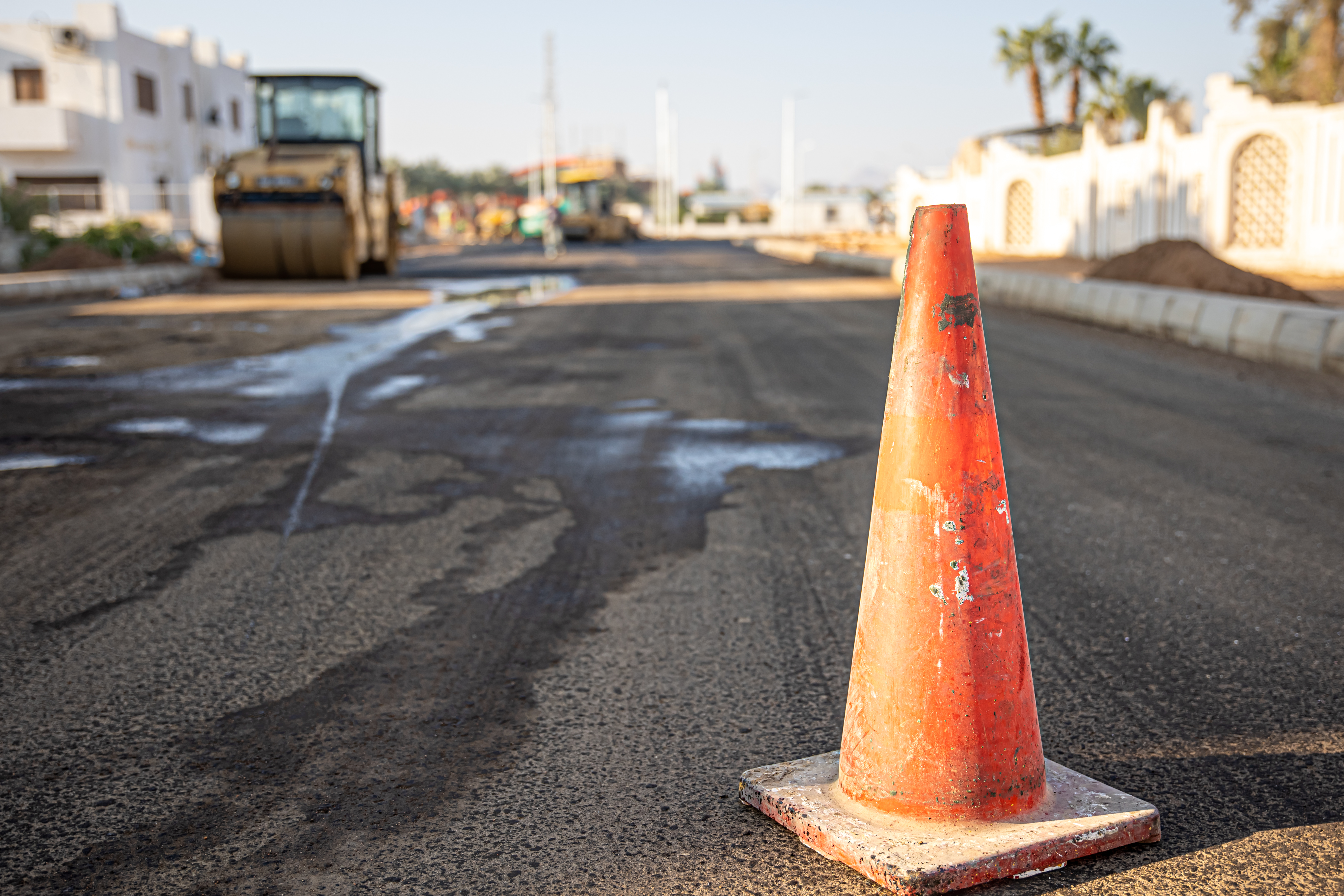 Obras de recomposição asfáltica em Teresina