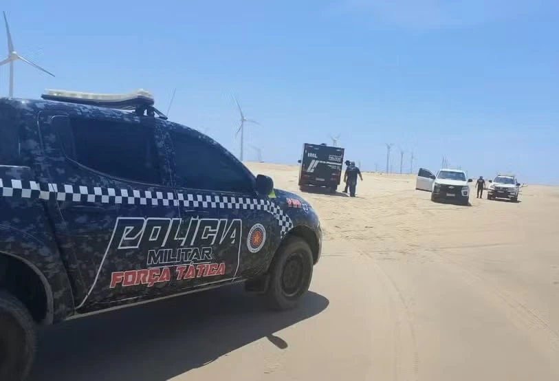 Corpo é encontrado com mãos amarradas na Praia da Pedra do Sal, em Parnaíba