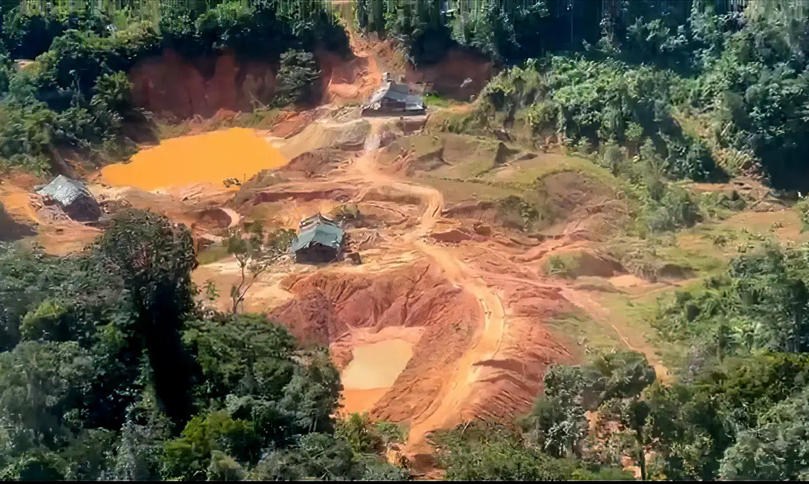 Garimpo ilegal descoberto no Amazonas