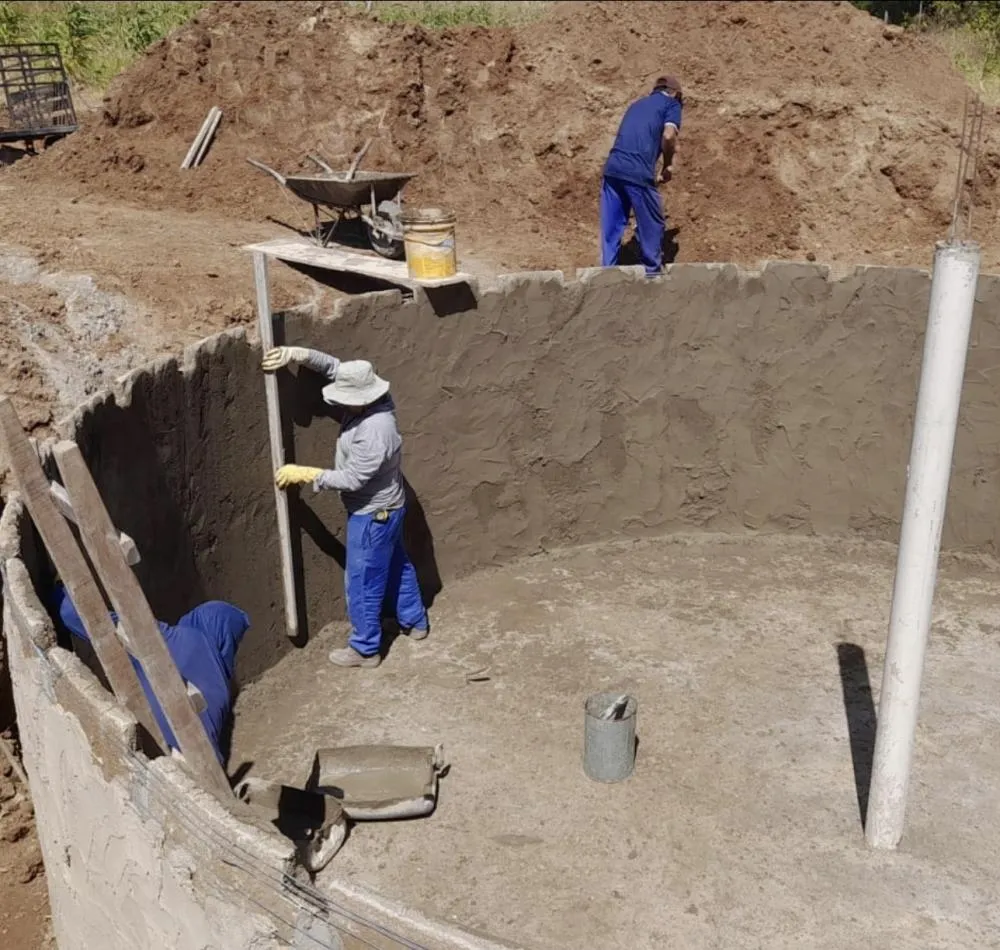 O município de Betânia foi beneficiado com 75 cisternas do tipo calçadão