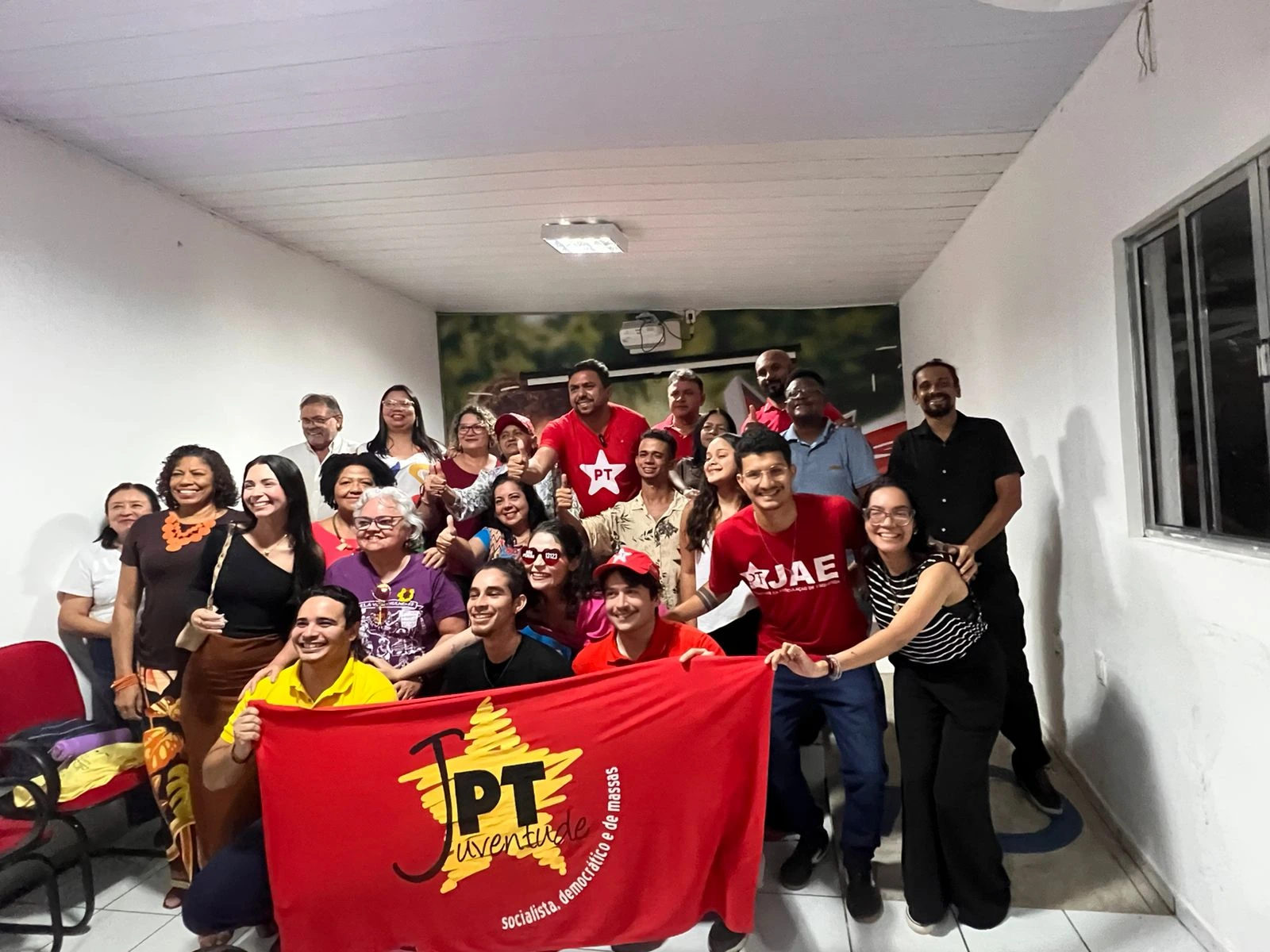 Debate entre candidatos a presidente do PT em Teresina