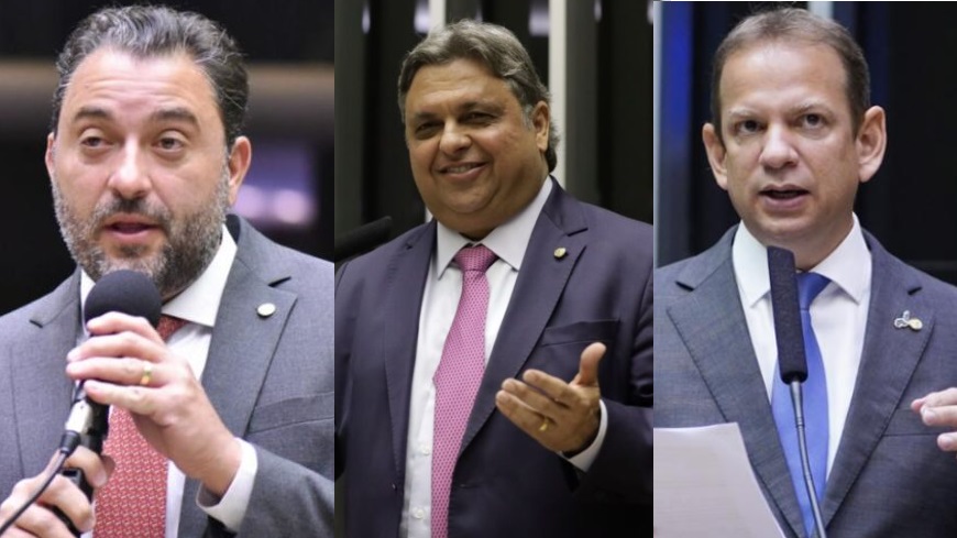 Deputados piauienses Átila Lira, Júlio Arcoverde e Castro Neto