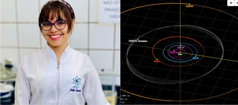 Estudante de física da UFPI sempre gostou de asteroides, desde criança