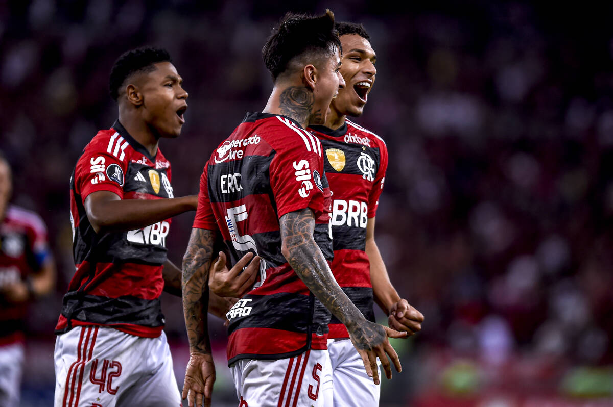 Flamengo em campo pela Libertadores