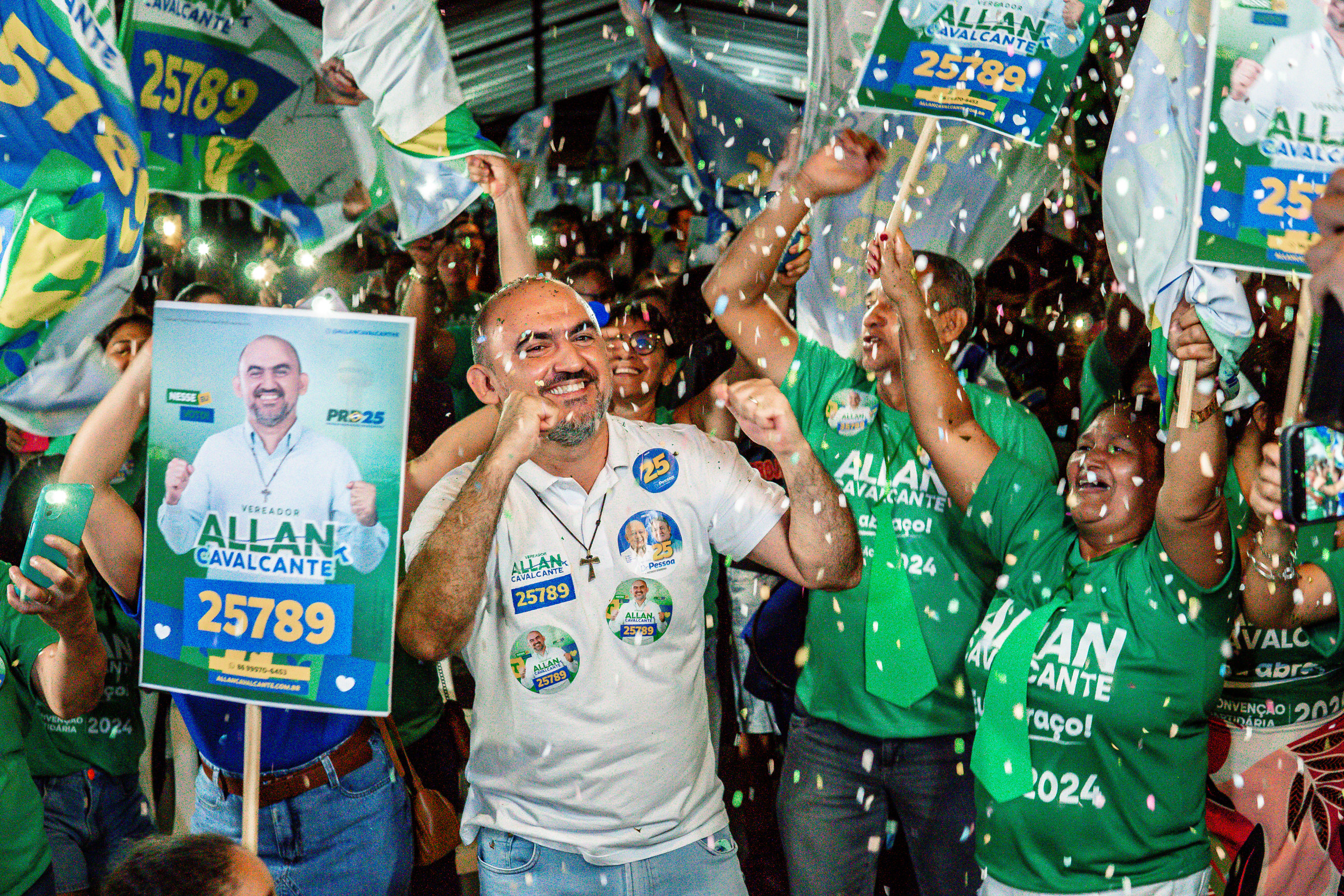 Allan Cavalcante lança sua candidatura com grande festa em Teresina