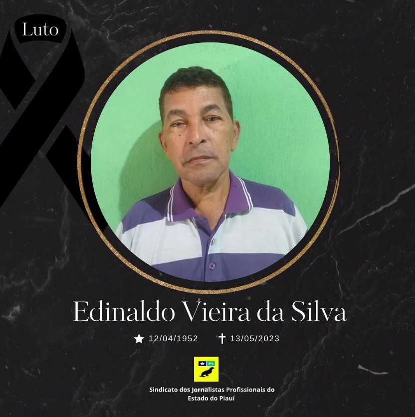 Jornalista Edinaldo Vieira da Silva
