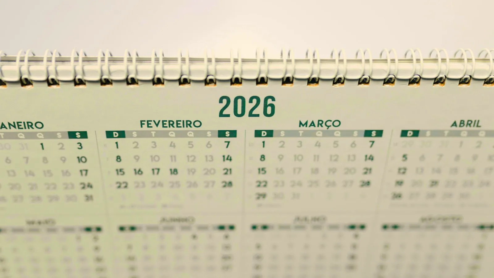 Confira os feriados do próximo ano