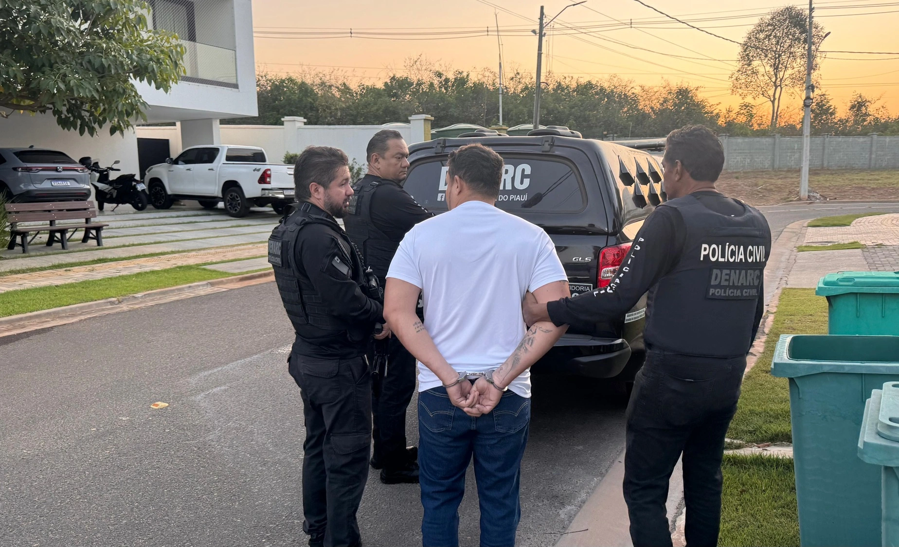 Deivison Extourado foi preso em um condomínio de alto padrão na zona Leste de Teresina