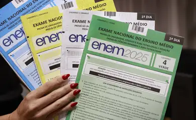 Cadernos de provas do Enem 2025