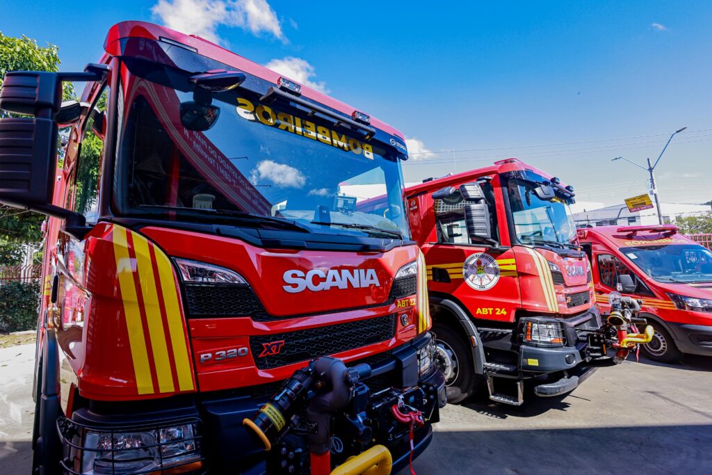 Viaturas do Corpo de Bombeiros do Piauí