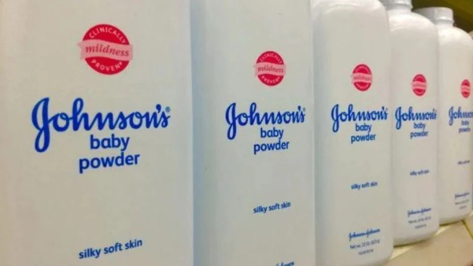 Talcos para bebê da J&J