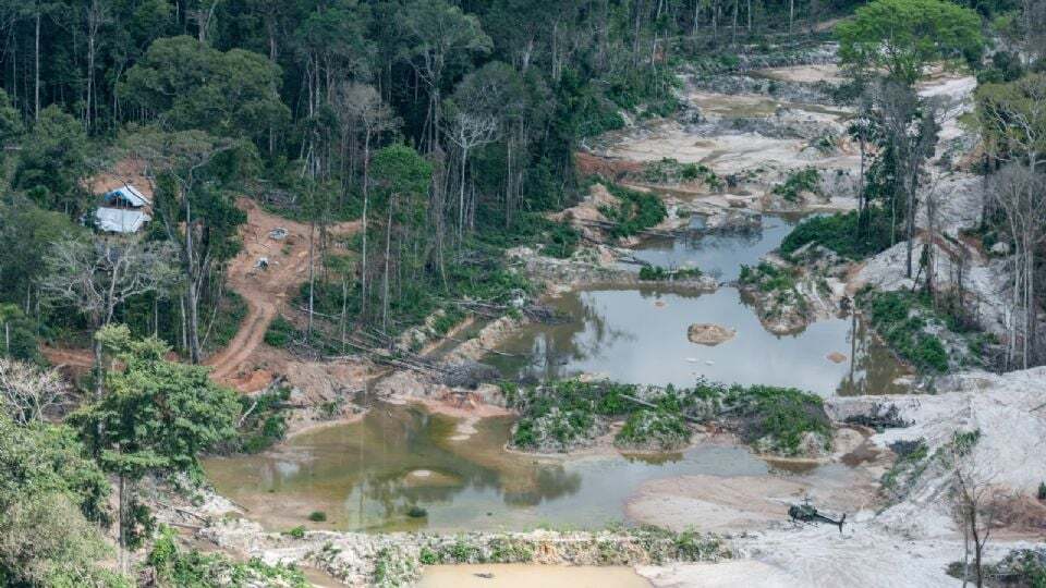 Garimpo ilegal na Terra Indígena Munduruku, no Pará