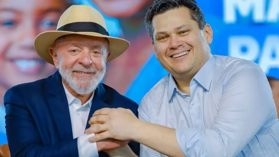 Lula e Davi Alcolumbre.