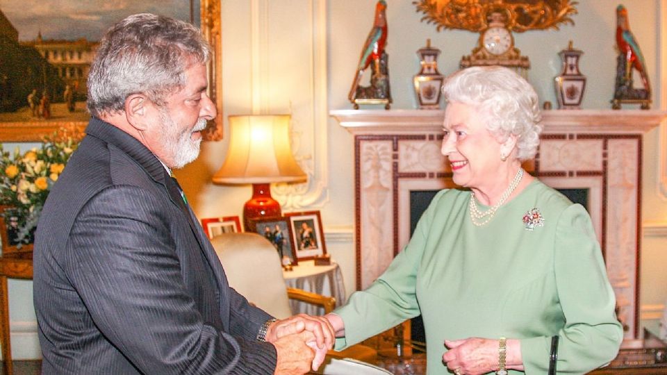 Lula e a rainha Elizabeth II