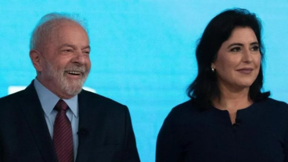 Lula e Simone Tebet
