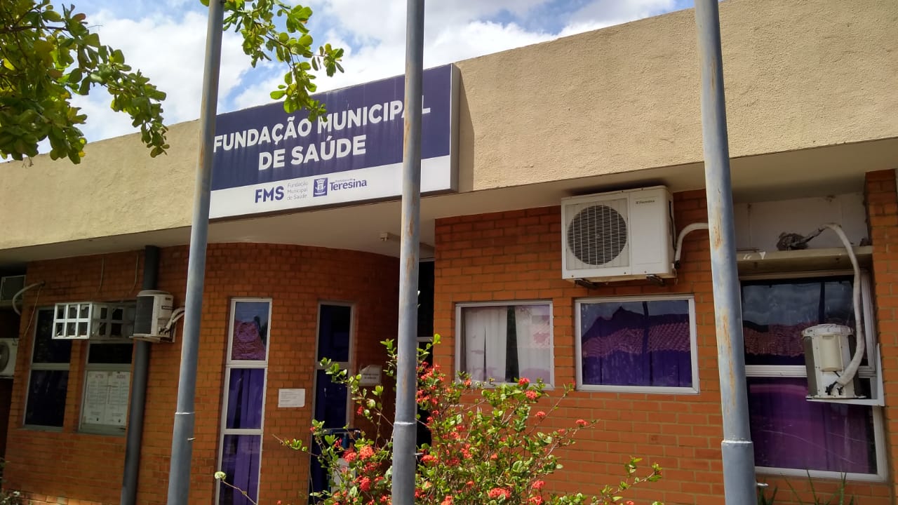 Fachada da Fundação Municipal de Saúde de Teresina