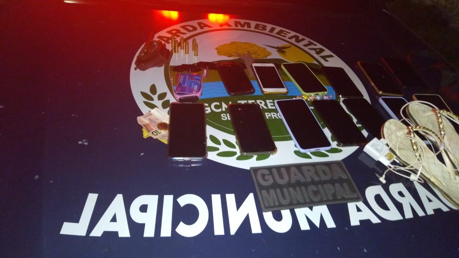 Homem assalta ônibus e leva celulares