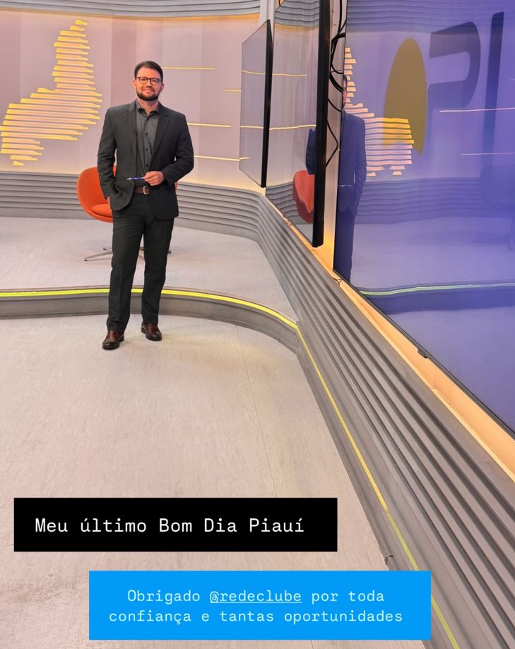 Felipe Pereira se despediu da TV Clube