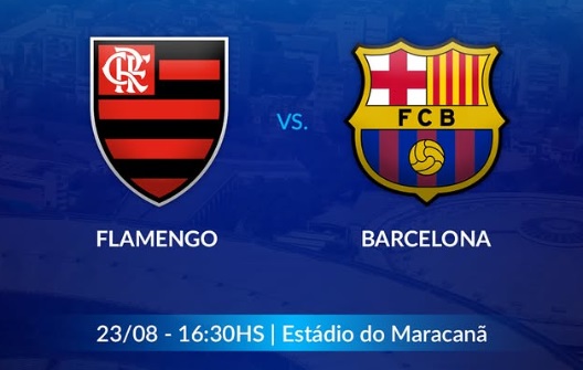 Flamengo x Barcelona no Maracanã neste domingo (23)