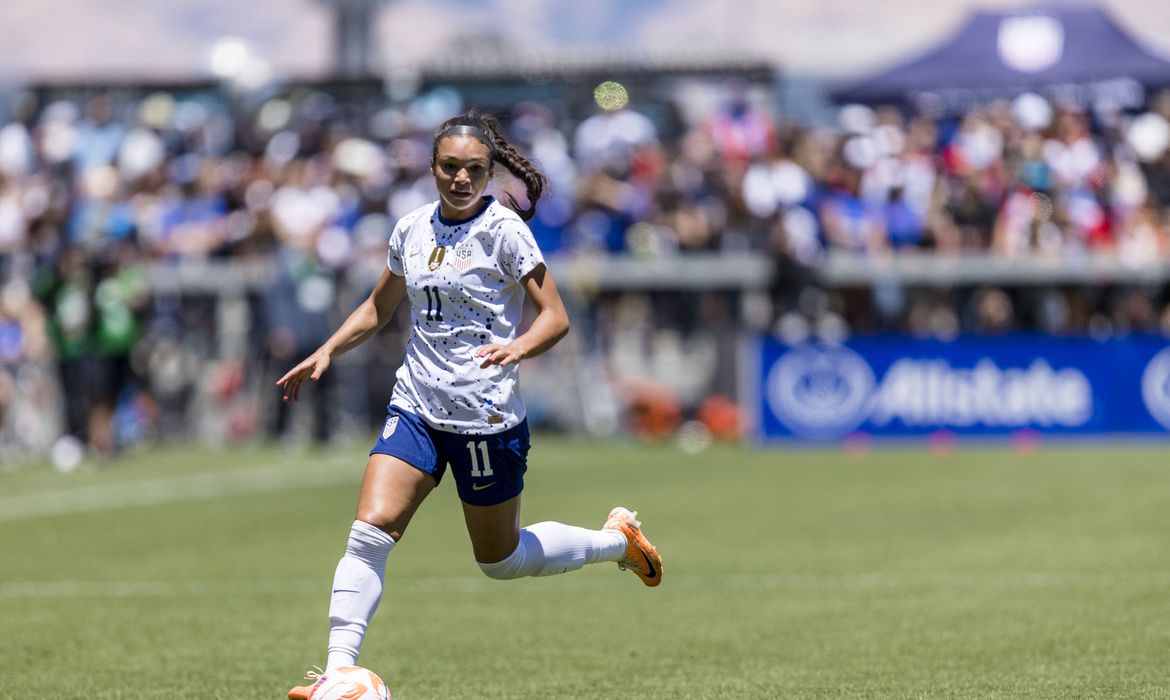 Atacante foi destaque na estreia do time norte-americano na Copa do Mundo de futebol feminino