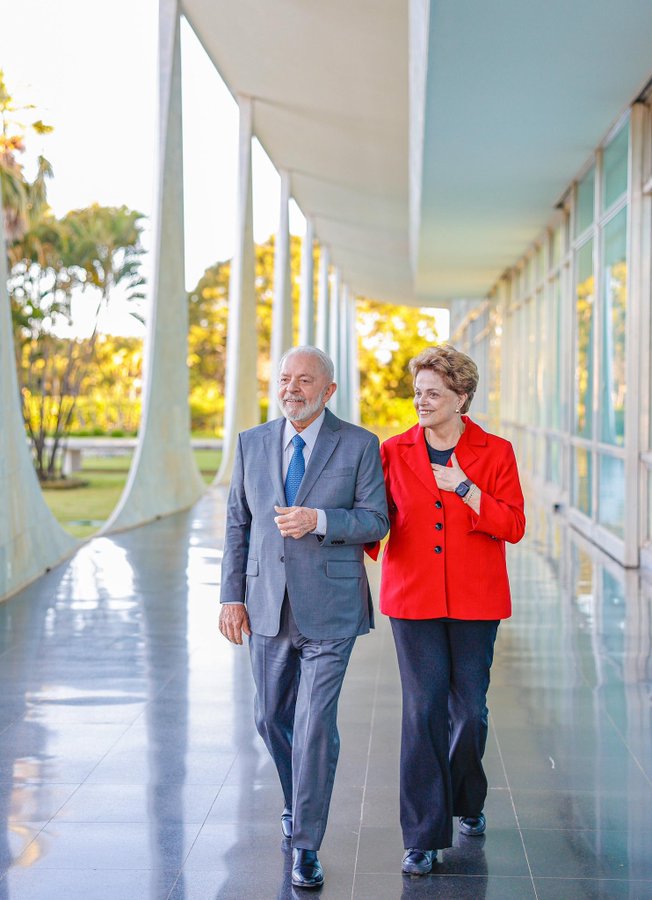 Presidente Lula e Dilma Rousseff