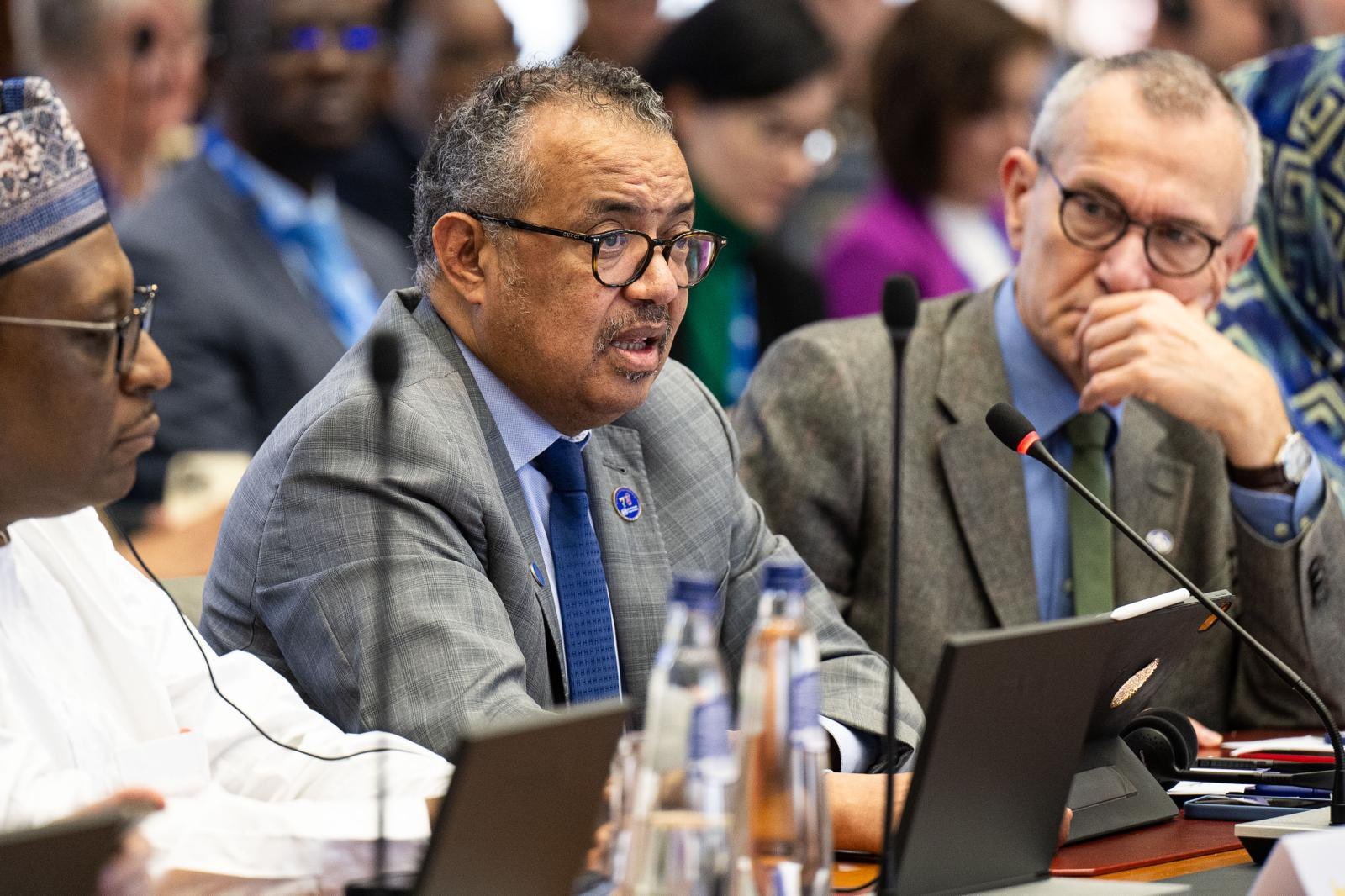 O diretor-geral da OMS, Tedros Adhanom Ghebreyesus