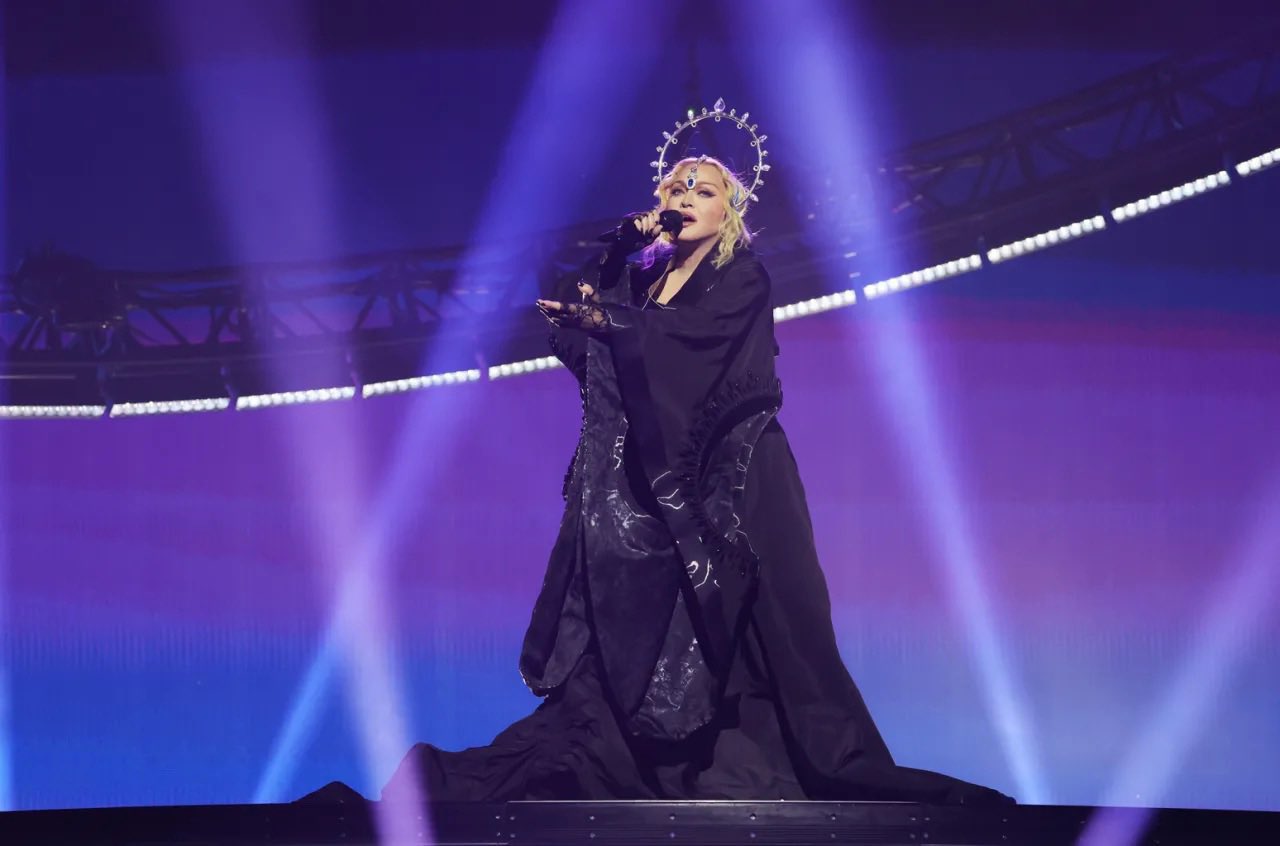 Madonna em show da turnê 