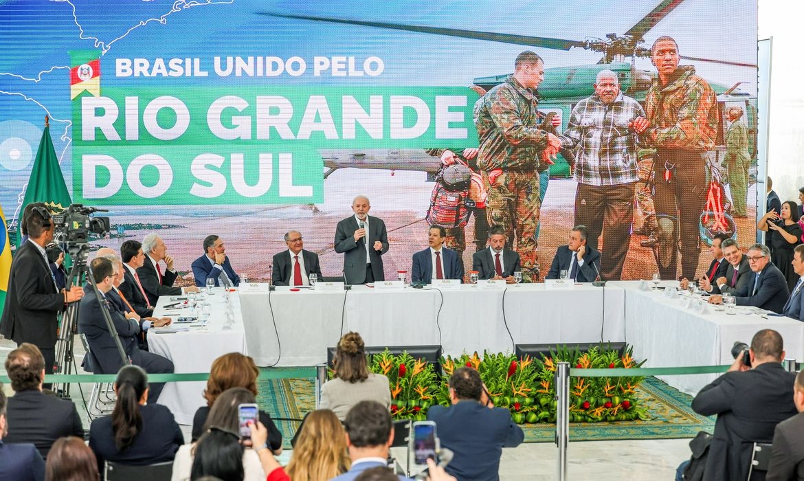 Presidente Lula anuncia apoio ao Rio Grande do Sul